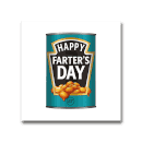 Happy Farter's Day Square Greetings Card