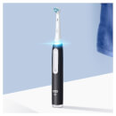 Oral B iO3 Electric Toothbrush Matt Black with 4ct Extra Ultimate Clean White Refills