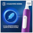 Oral-B Pro Junior Purple Electric Toothbrush, For Ages 6+