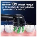 Oral-B Pro CrossAction Aufsteckbürsten für elektrische Zahnbürste, X-förmige Borsten, 6 Stück, schwarz