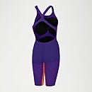 Fastskin LZR Pure Valor Schwimmanzug mit offenem Rücken Violett/Orange für Damen