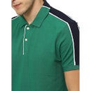 Green Solid Polo Collar T-shirt (REBLOK)