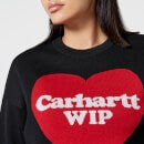 Carhartt WIP Heart Logo-Jacquard Cotton Sweatshirt