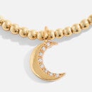 Joma Jewellery A Little Love You To The Moon And Back Gold-Plated Bracelet