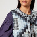 Damson Madder Maxxy Patchwork Quilted Cotton Gilet