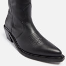 ALOHAS Women's Mount Leather Knee High Western Boots - UK 3.5