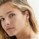 anna + nina Small Organic Gold-Plated Sterling Silver Hoop Earrings
