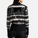 Ted Baker Limara Sparkle Fairisle Knitted Sweater - UK 16