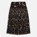 Ted Baker Tereysa Floral Pleated Jersey Skirt - UK 16