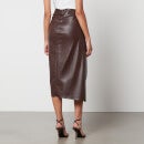 Never Fully Dressed Jaspre Vegan Leather Skirt