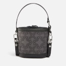 Vivienne Westwood Daisy Drawstring Logo-Jacquard Leather Bag