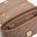 Valentino Ocarina Quilted Faux Leather Flap Bag