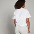 MP Women's Basics Boxy Short Sleeve Crop T-Shirt - White