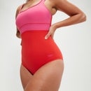 Formender ContourEclipse-Badeanzug für Damen Pink