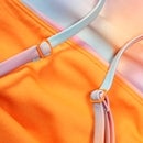 Bedruckter, verstellbarer Badeanzug mit dünnen Trägern für Damen