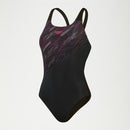 Women's HyperBoom Muscleback Swimsuit Black/Pink