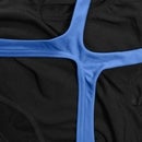 Flexband-Badeanzug mit Bade-BH für Damen Schwarz/Blau