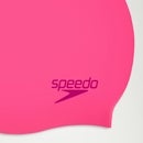 Einfache geformte Silikonbadekappe für Kinder Pink