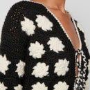 Tach Dana Merino Wool Crochet Cardigan - XS