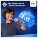 Oral-B Pro Junior Elektrische Zahnbürste, für Kinder ab 6 Jahren, Lila