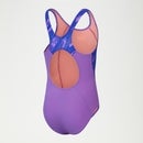 Girls HyperBoom Splice Muscleback Swimsuit Purple/Blue