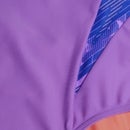 Girls HyperBoom Splice Muscleback Swimsuit Purple/Blue