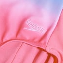 Bedruckter Hydrasuit für Mädchen Pink/Blau