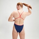 Women's Placement Digital Vback Swimsuit Blue/Red