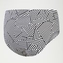 Women's Shaping Printed High Waisted Brief Black/White