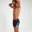 Men's Allover Digital V-Cut Aquashort Black/Blue