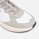 HUGO Men's Kane Runn Mfny N Shell and Faux Suede Trainers - UK 8
