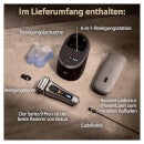 Braun Series 9 Pro+ Elektrorasierer, Reinigungsstation, Rasierer-Ladeetui (PowerCase), Wet & Dry, 9577cc, Silber