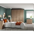 House Beautiful Realm Single Wardrobe Oak Effect Carcass Oak
