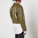 Jakke Naomi Cropped Padded Faux Leather Jacket - XS