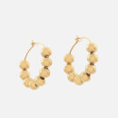 Anni Lu 24-Karat Gold-Plated Hoop Earrings