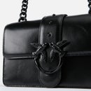 Pinko Love One Mini Iridescent Leather Crossbody Bag
