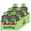 100% Frutta Biologica Mela e Pera 6 x 100g