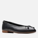 Clarks Women's Fawna Lily Leather Ballet Flats - UK 3