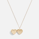 Coach Heart Boxed Gold-Tone Pendant Necklace