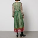 MAX&Co. Teruel Printed Chiffon Midi Dress - UK 10
