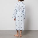 Polo Ralph Lauren Printed Striped Cotton Dressing Gown - S/M