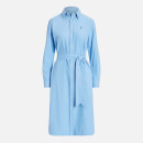 Polo Ralph Lauren Long Sleeve Cotton-Poplin Shirt Dress - UK 12