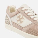 Tory Burch Women's Clover Leather and Suede Trainers - UK 3