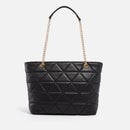 Valentino Carnaby Quilted Faux Leather Tote Bag