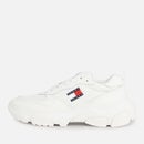 Tommy Jeans Women's Running Style Leather and Mesh Trainers - UK 3
