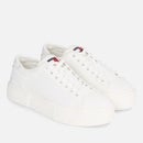 Tommy Jeans Women's Faux Leather Cupsole Trainers - UK 3