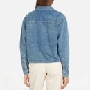 Calvin Klein Jeans Cropped Dad Denim Shirt - S