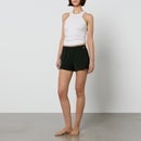 Calvin Klein Sculpt Stretch-Jersey Lace Lounge Sleep Shorts - S