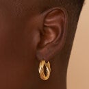 Oma The Label The Brenda 18 Karat Gold-Plated Hoop Earrings