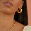 Oma The Label The Chubby 18 Karat Gold-Plated Hoop Earrings